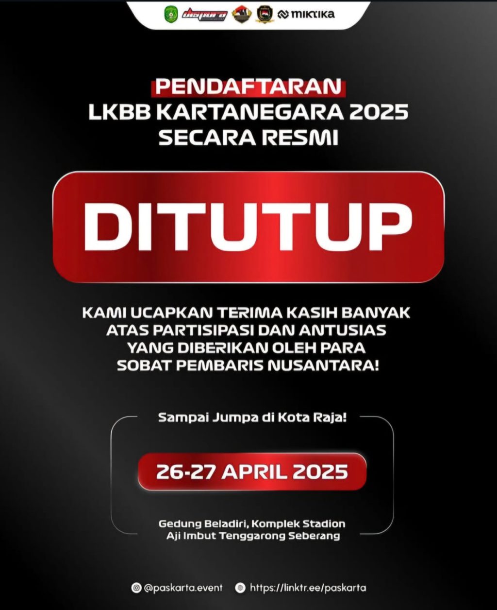 Lomba Kreasi Baris Berbaris Kartanegara Kaltim Open 2025 Garapan Dispora Siap Digelar