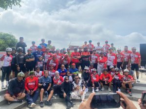 Gowes Bareng Komunitas, Kepala Dispora Kukar Luncurkan Turapanloop Perdana