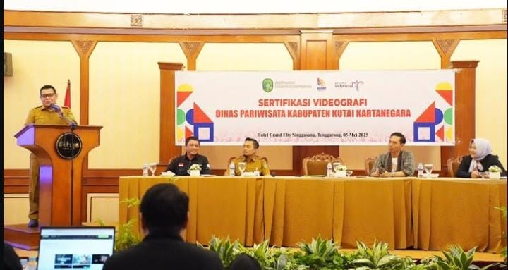 Dispar Kukar Gelar Sertifikasi Videografi untuk Pelaku Ekraf, Arianto: Videografer Harus  Promosikan Wisata