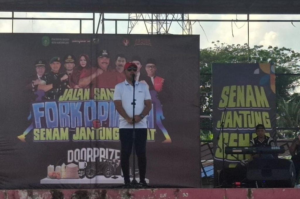 Jalan Santai Kolaborasi Dispora, KNPI dan Yayasan Senam Jantung Sehat, Rian: Awal Kebangkitan Organisasi Pemuda